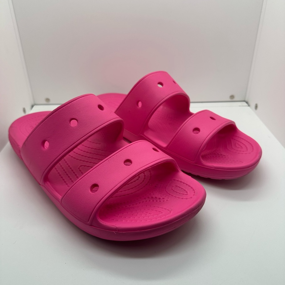 Crocs Pink Classic Slide Sandals Size Women’s 10 / Men’s 8